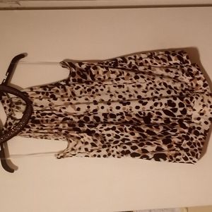Lane Bryant leopard blouse